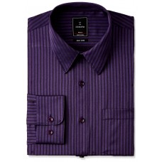 XESSENTIA Men's Evening Dobby Striped Shirt in Slim Fit XESSENTIA Men's Evening Dobby Striped Shirt in Slim Fit